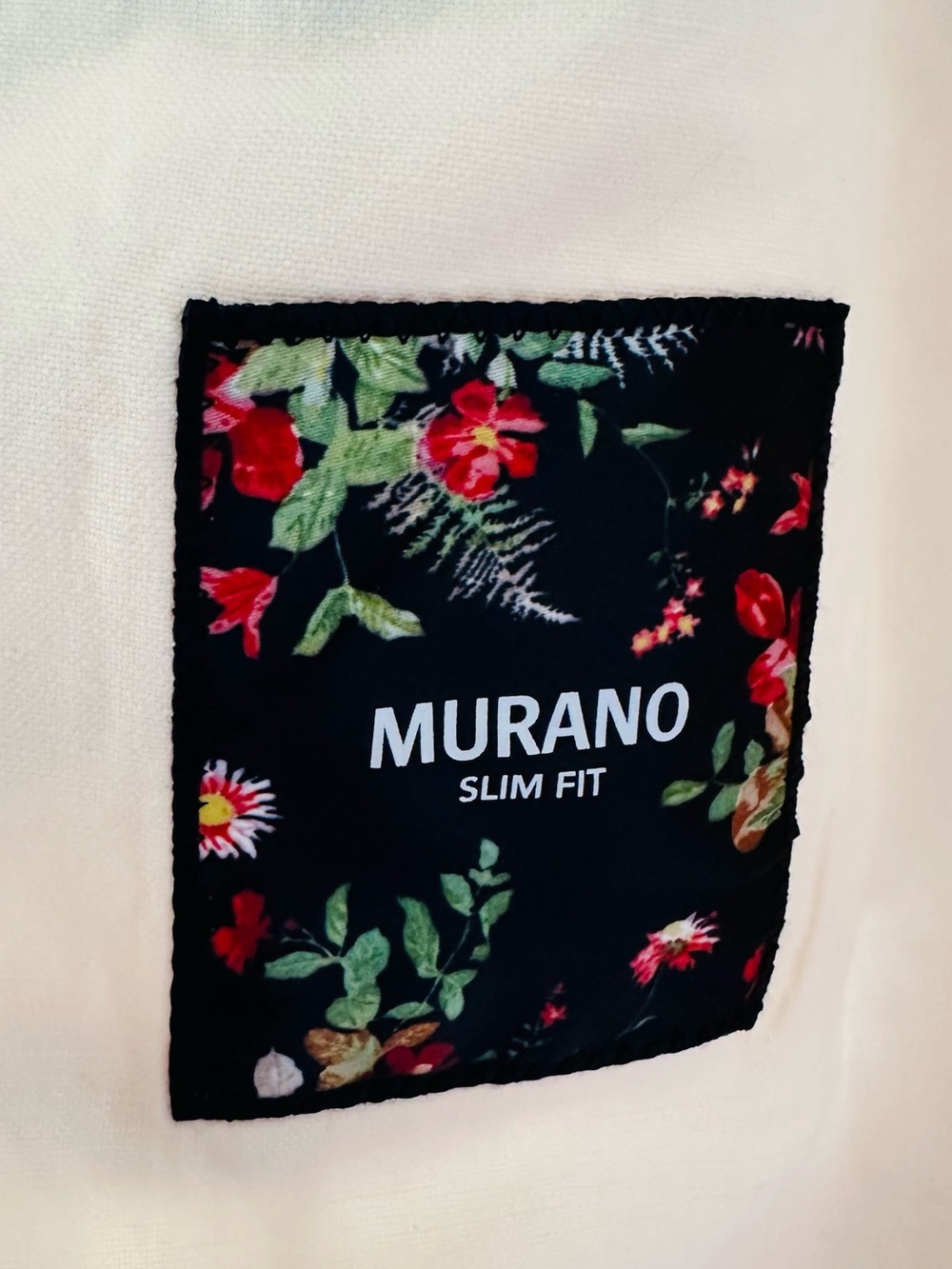 New Murano Garden Collection Embroidered Linen Cotton Floral Bee Blazer Jacket - Picture 9 of 11